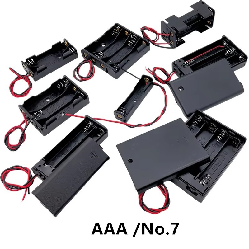 10 個 AAA/No.7 バッテリー収納ケーススイッチカバ - Battery Case Storage のレビューと価格