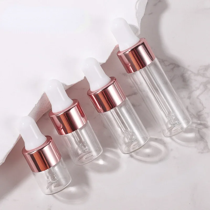 ポータブルゴールドガラスフロストボトル,トラベルエッセンシャ - Juice Bottle Dropper のレビューと価格