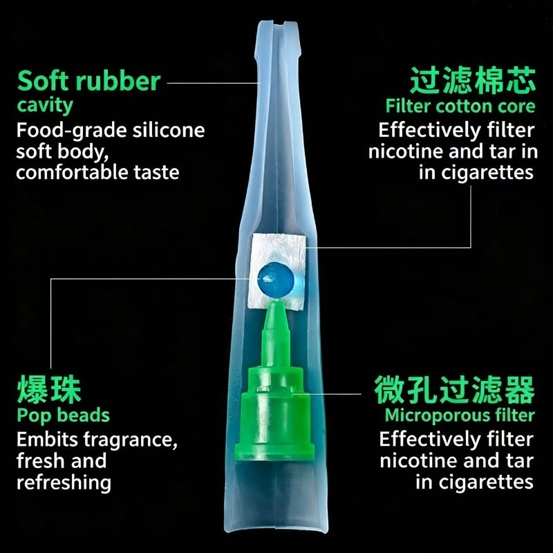 高品質使い捨てシガレットホルダー爆発ビーズ煙口吸い口タール低 - Smoking & Vaping Accessories のレビューと価格