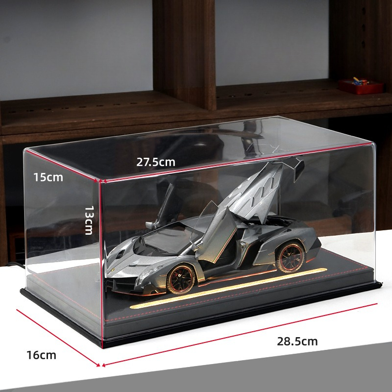 アクリルディスプレイボックス ライト付き 1:24 合金車モ - Battery Case Storage のレビューと価格