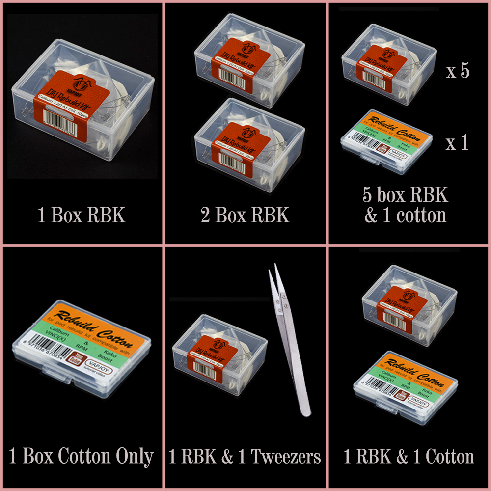 オリジナルのvapjoydiyリビルドキット,calibur - Vape Accessory のレビューと価格