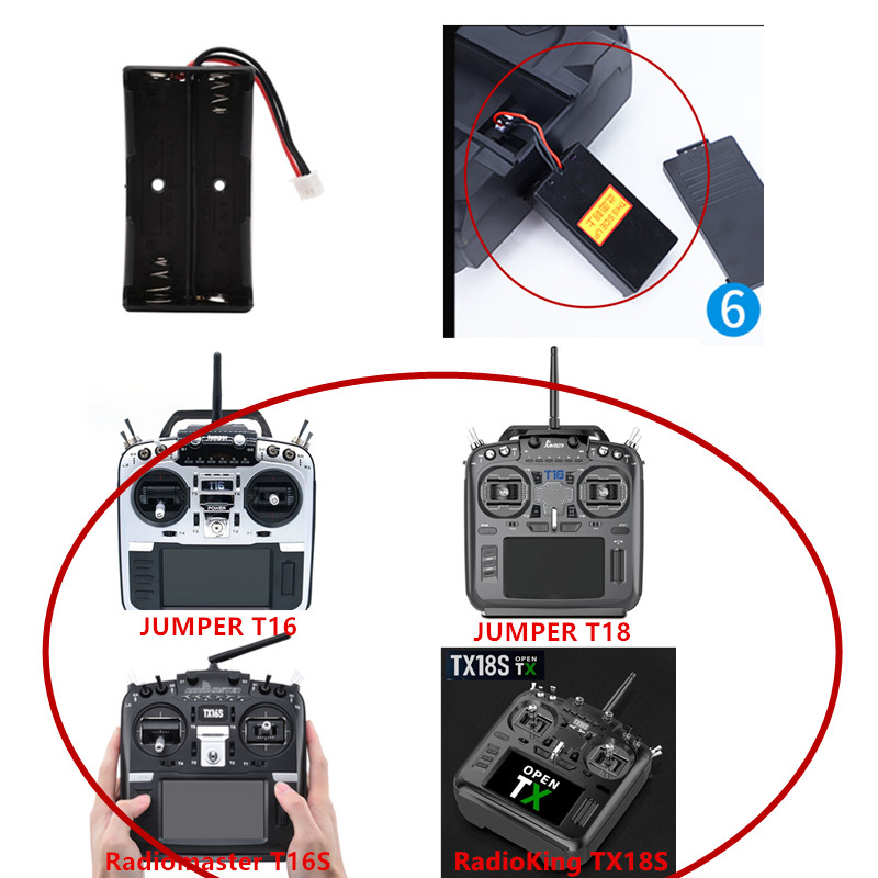 18650 バッテリーコンパートメント Radiomaste - Battery Case Storage のレビューと価格