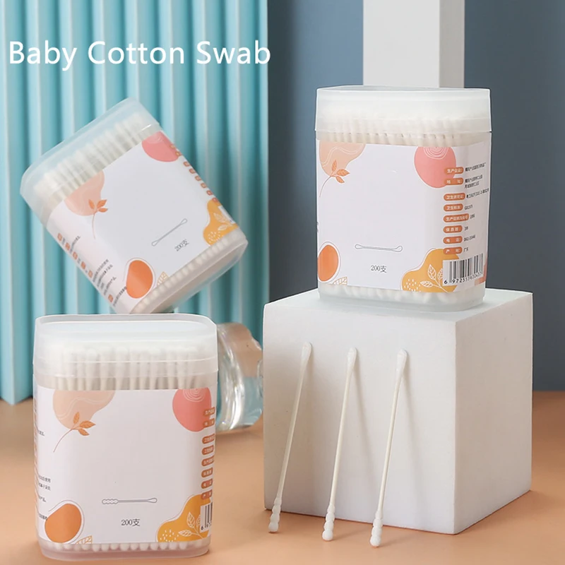 スティックコットン 400 個オーガニックベビー綿棒紙のつぼ - Cotton Wick Organic のレビューと価格
