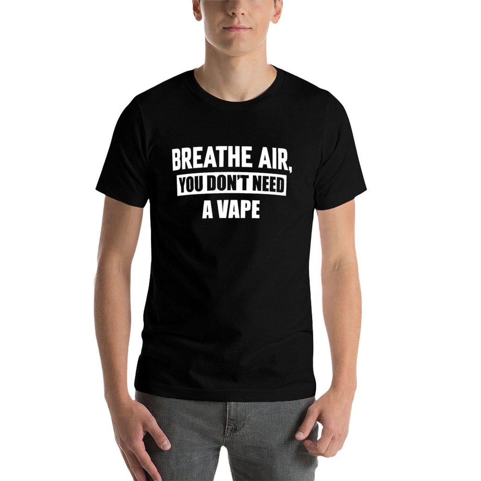 空気を呼吸してください、電子タバコは不要です Tシャツ 汚れ - Vaping Air のレビューと価格