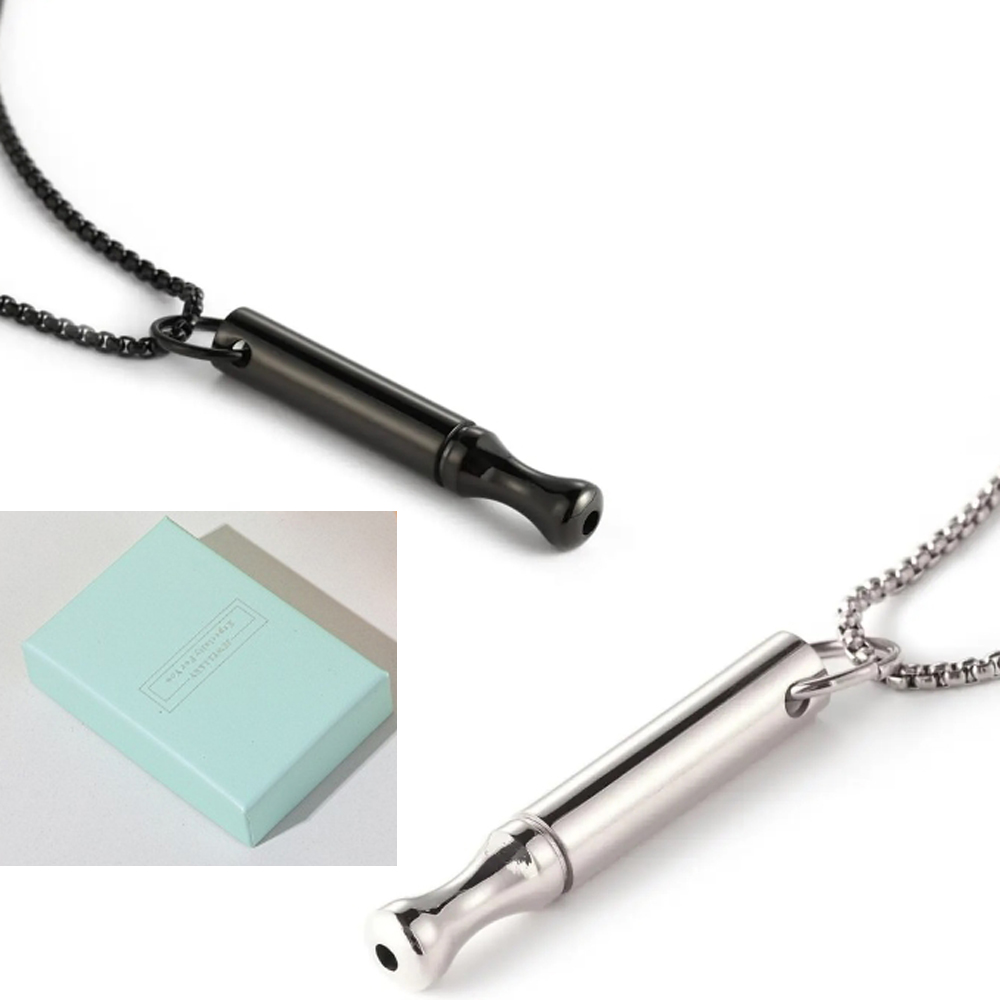 チタン鋼呼吸ネックレス 不安軽減 ブレスリンク 禁煙 ベイプ - Vape Accessory のレビューと価格